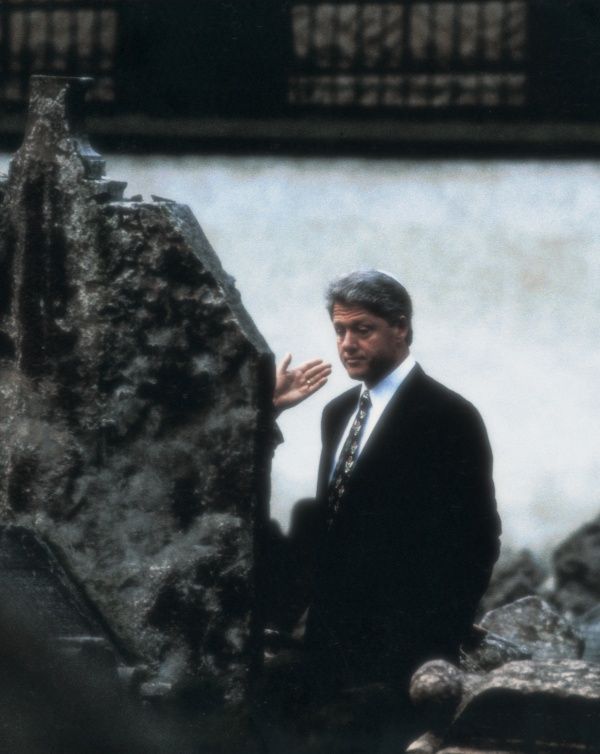 czech press photo, clinton, všetečka