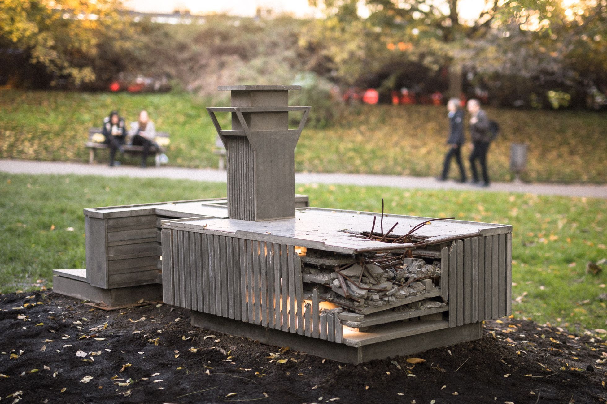 Betonové zmenšeniny brutalistních staveb, Krištof Kintera, Kunsthalle Praha