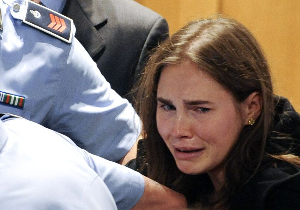 Amanda Knoxová po vynesení osvobozujícího verdiktu