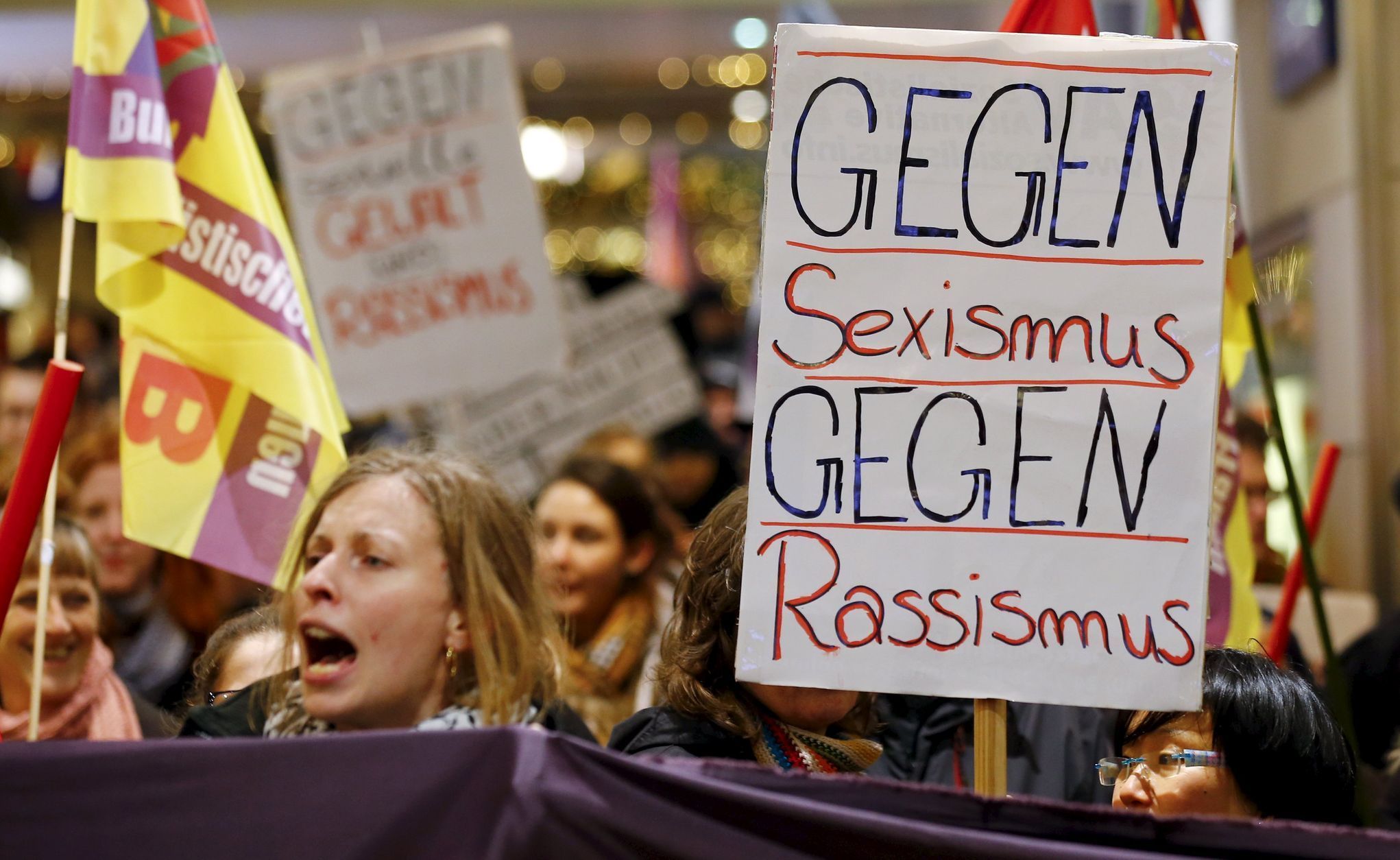 Protesty žen v Kolíně nad Rýnem