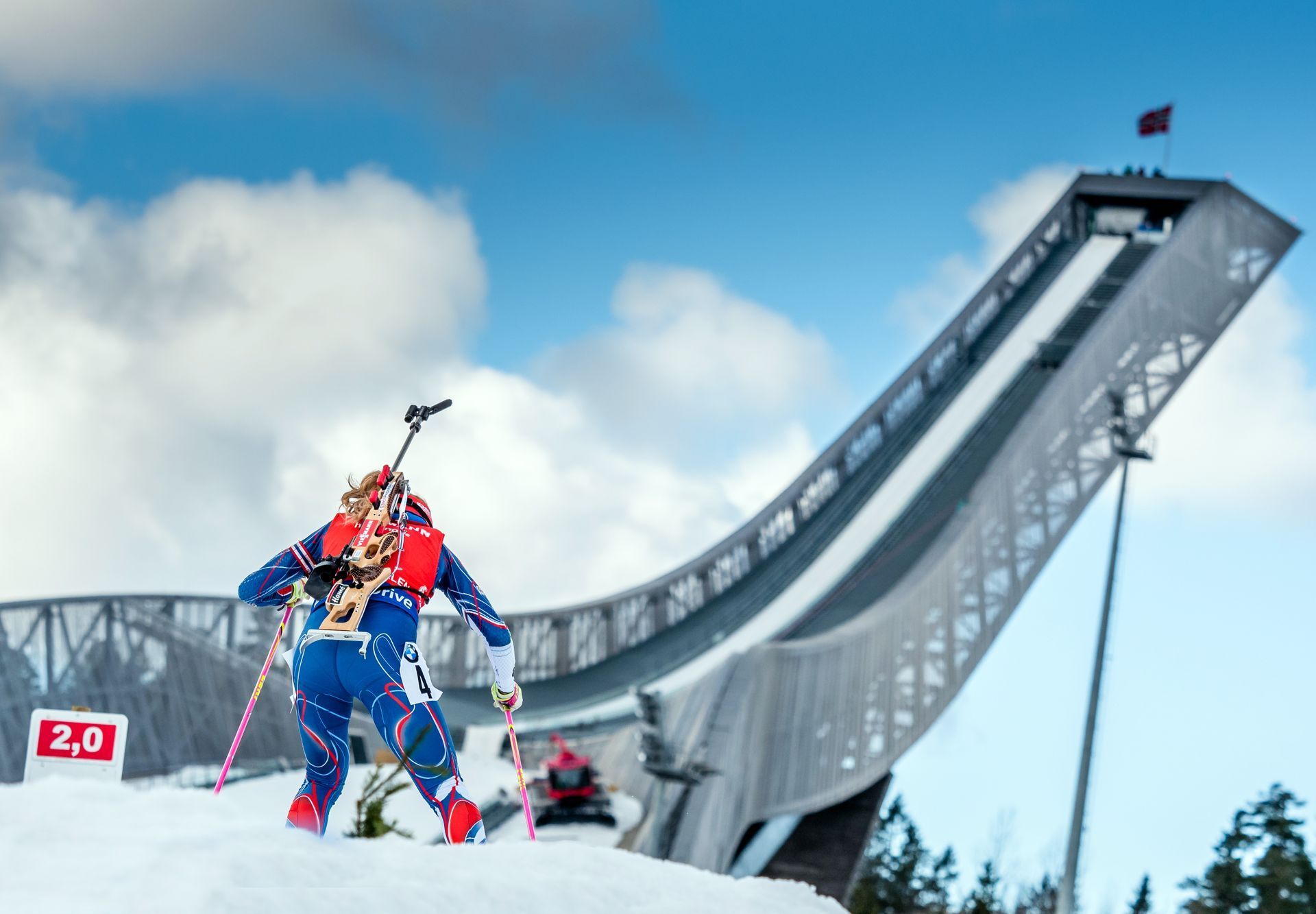 Stíhací závod biatlonistek v Holmenkollenu 2017 (Gabriela Koukalová)