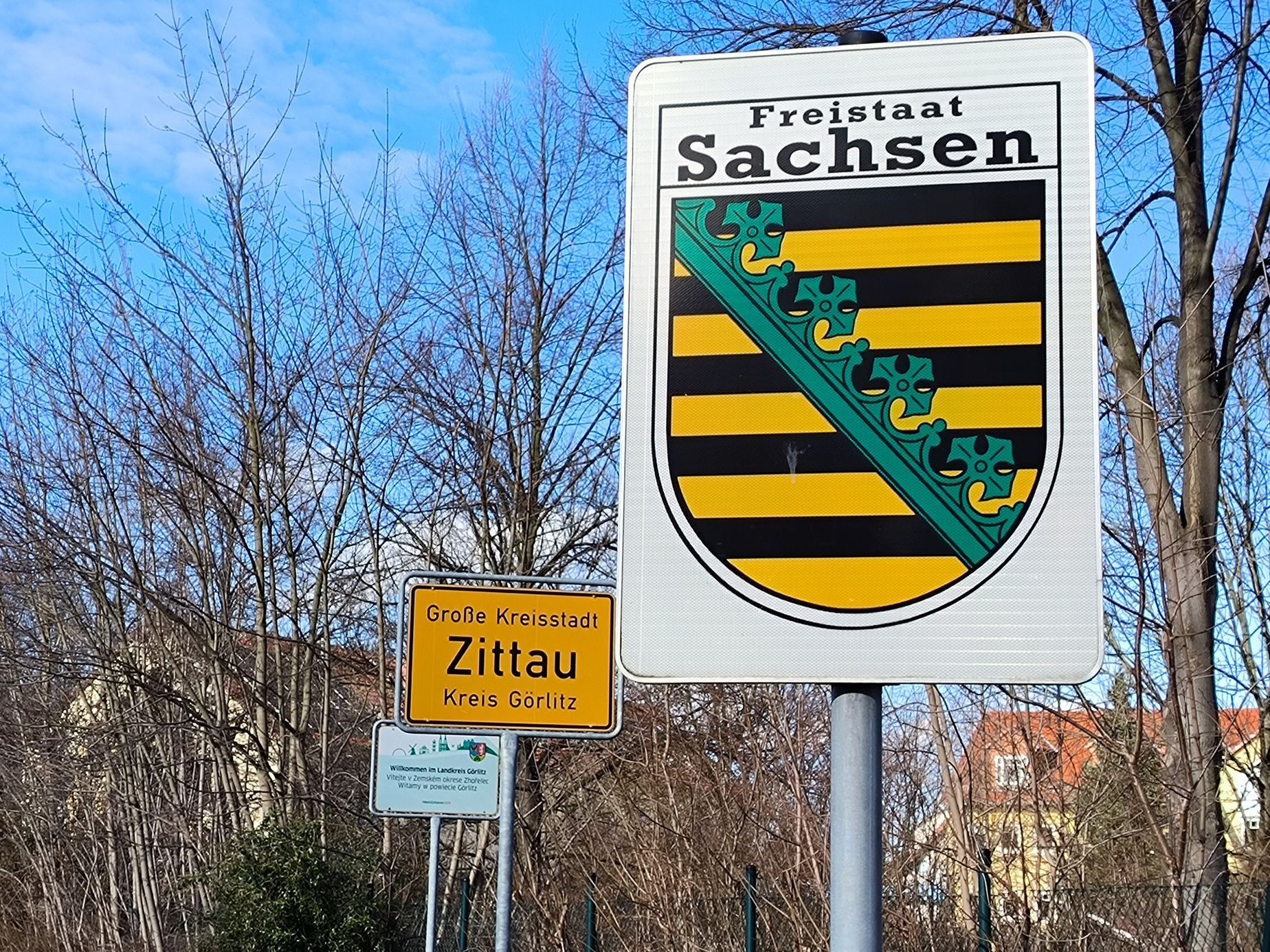 Hraniční přechod v německé Žitavě