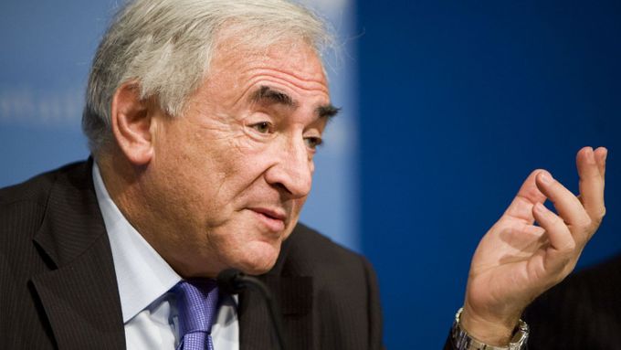 Šéf MMF Dominique Strauss-Kahn
