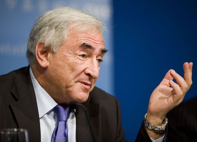 Výkonný ředitel Mezinárodního měnového fondu Dominique Strauss-Kahn