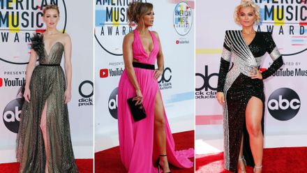 Maska přes ústa a odhalená stehna. Zpěvačky se ukazovaly fotografům