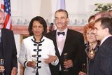 8. července 2008: Karel Schwarzenberg a Condoleezza Riceová, ministryně zahraničí Spojených států amerických.