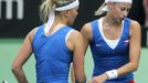 Fed Cup, Česko - Austrálie : Andrea Hlaváčková a Lucie Hradecká