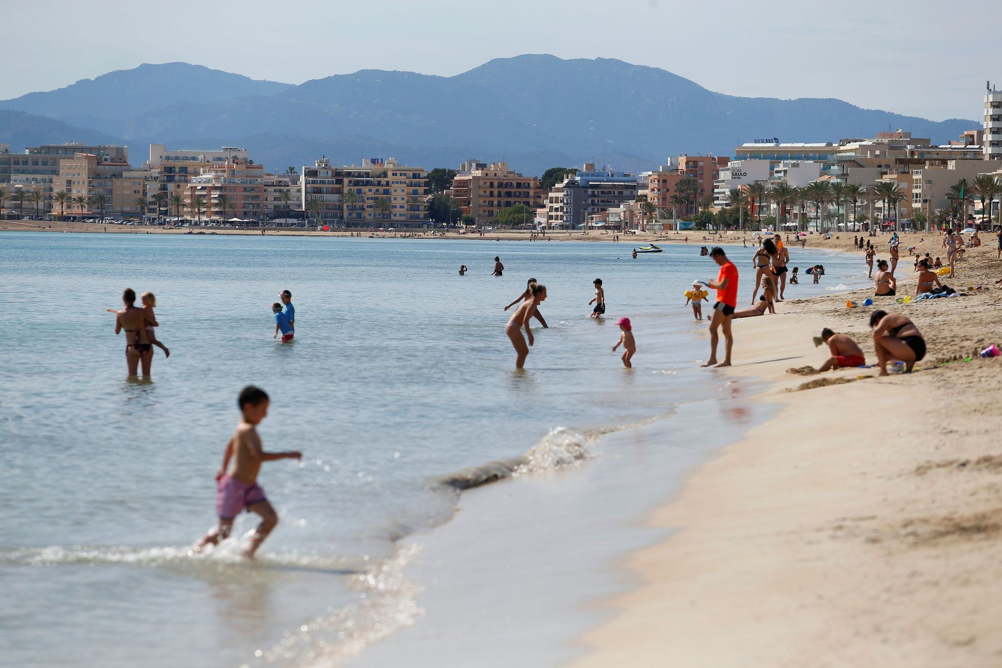 První turisté na Mallorce