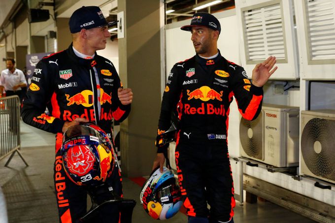 F1, VC Singapuru 2017: Max Verstappen a Daniel Ricciardo, Red Bull