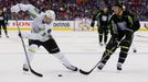 Jan 25, 2015; Columbus, OH, USA; Team Toews center John Tavares (91) of the New York Islanders and Team Foligno defenseman Kevin Shattenkirk (22) of the St. Louis Blues f