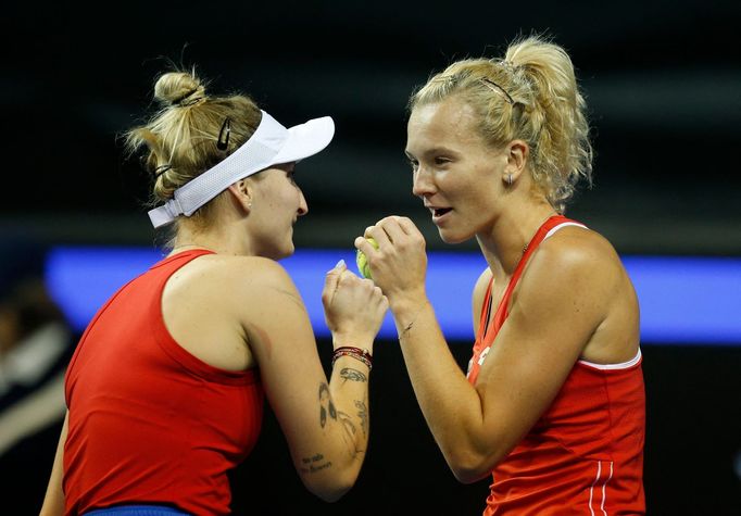 Markéta Vondroušová, Kateřina Siniaková