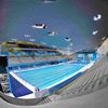 Aquatics Centre, sportoviště pro olympijské hry v Londýně 2012