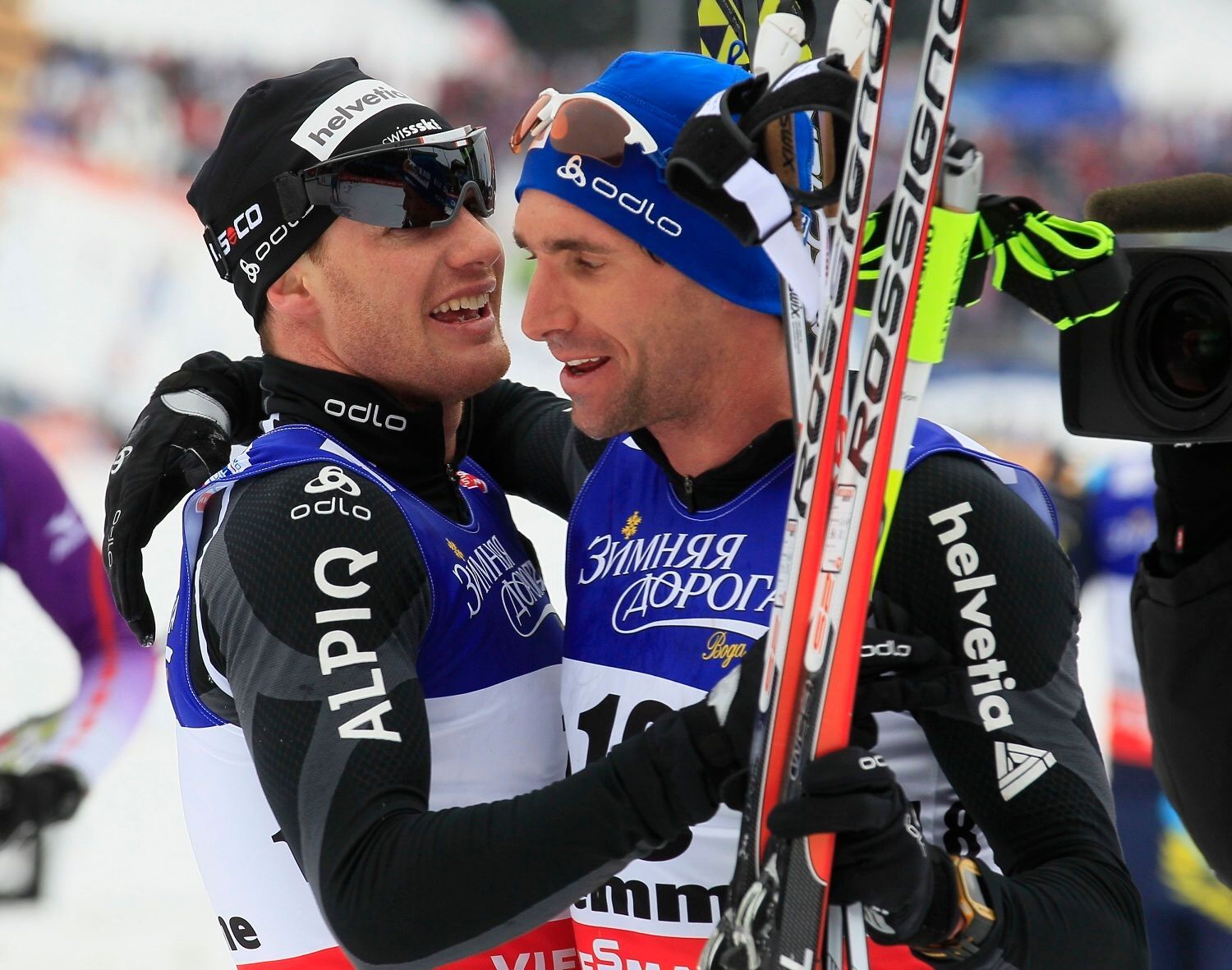 MS v klasickém lyžování 2013, skiatlon mužů: Dario Cologna a Curdin Perl