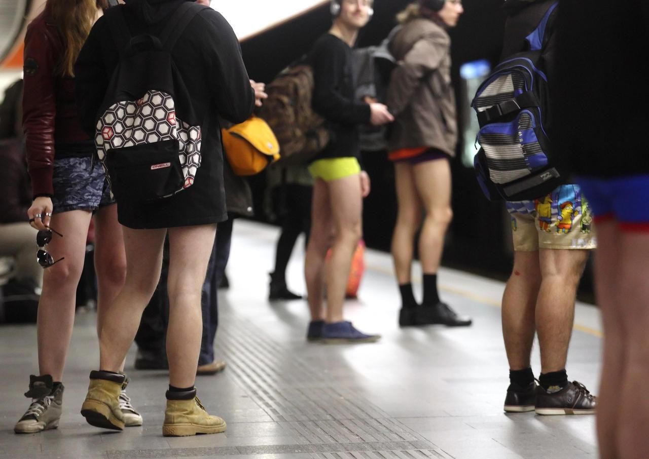 No Pants Subway Ride neboli jízda metrem bez kalhot