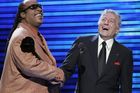 Přátelé Steve Wonder a Tony Bennett