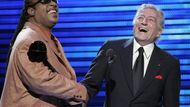 Přátelé Steve Wonder a Tony Bennett