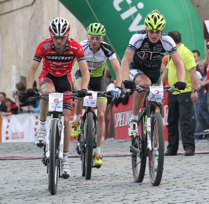 Pražské schody 2013: Jan Škarnitzl (6), Rudi van Houts (8), Kristián Hynek (7)