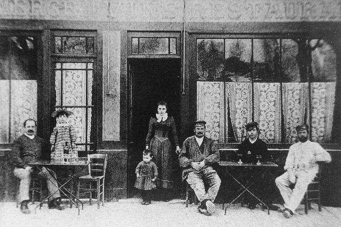 Pohled na Ravouxův hostinec, kde van Gogh v roce 1890 pobýval a později také zemřel.