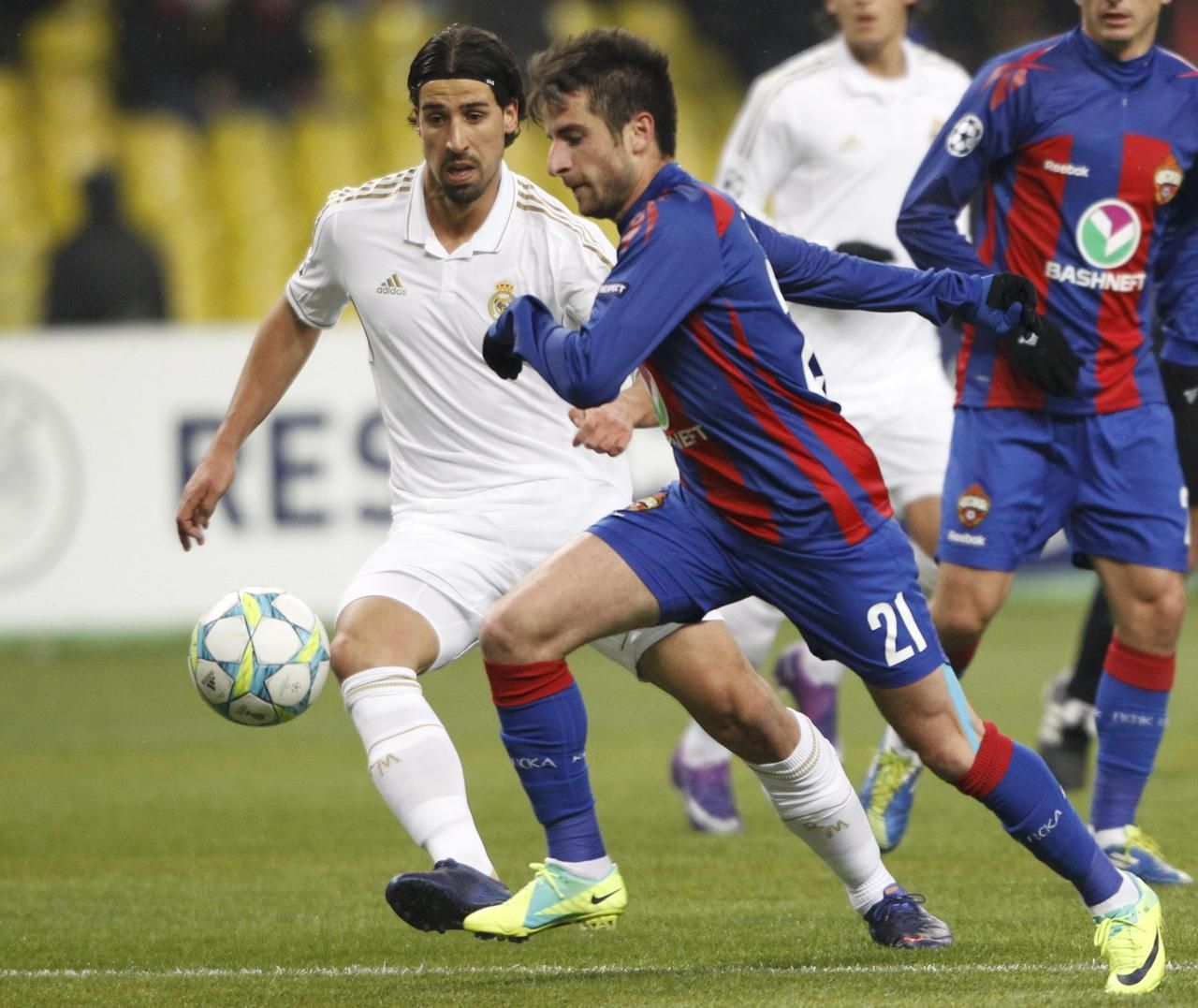 Liga mistrů: CSKA Moskva - Real Madrid (Tošič, Khedira)