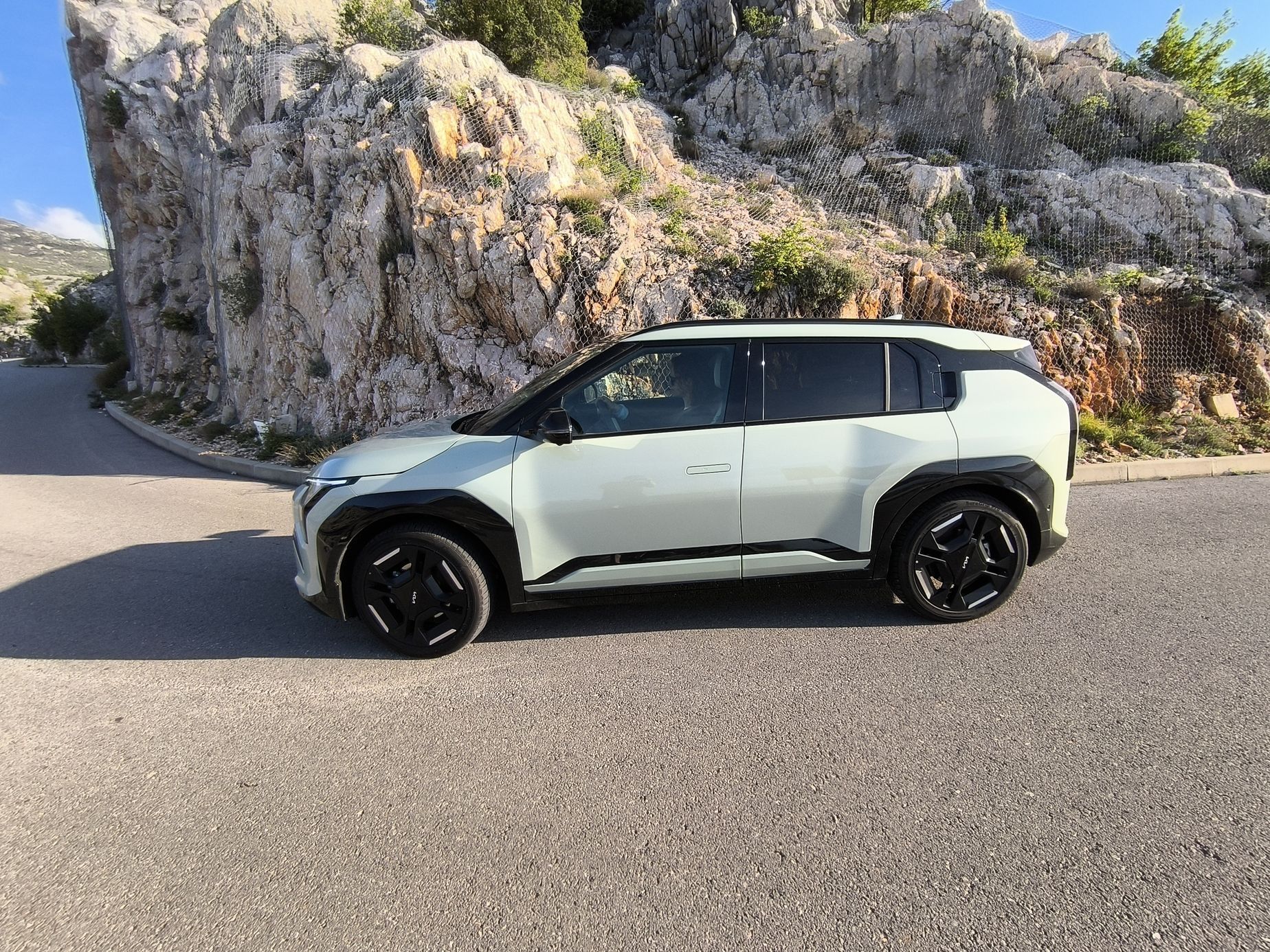 KIA EV3 alpský test
