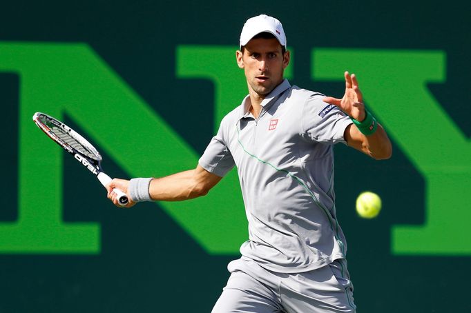 Novak Djokovič na turnaji v Miami 2014