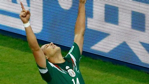 MS 2014, Mexiko-Chorvatsko: Javier Hernandez