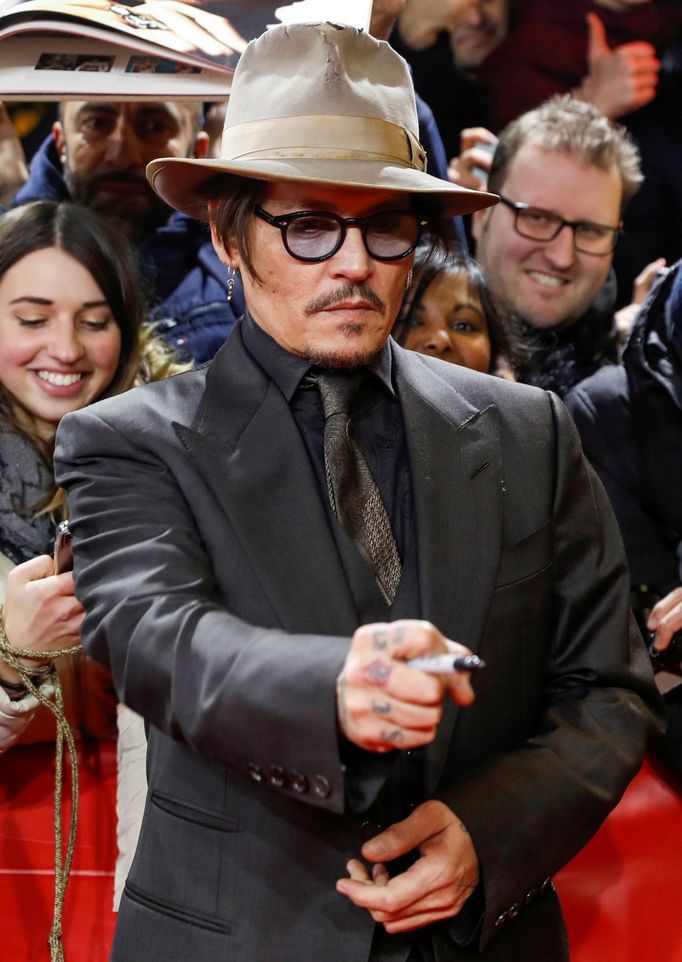 Johnny Depp v Berlíně.