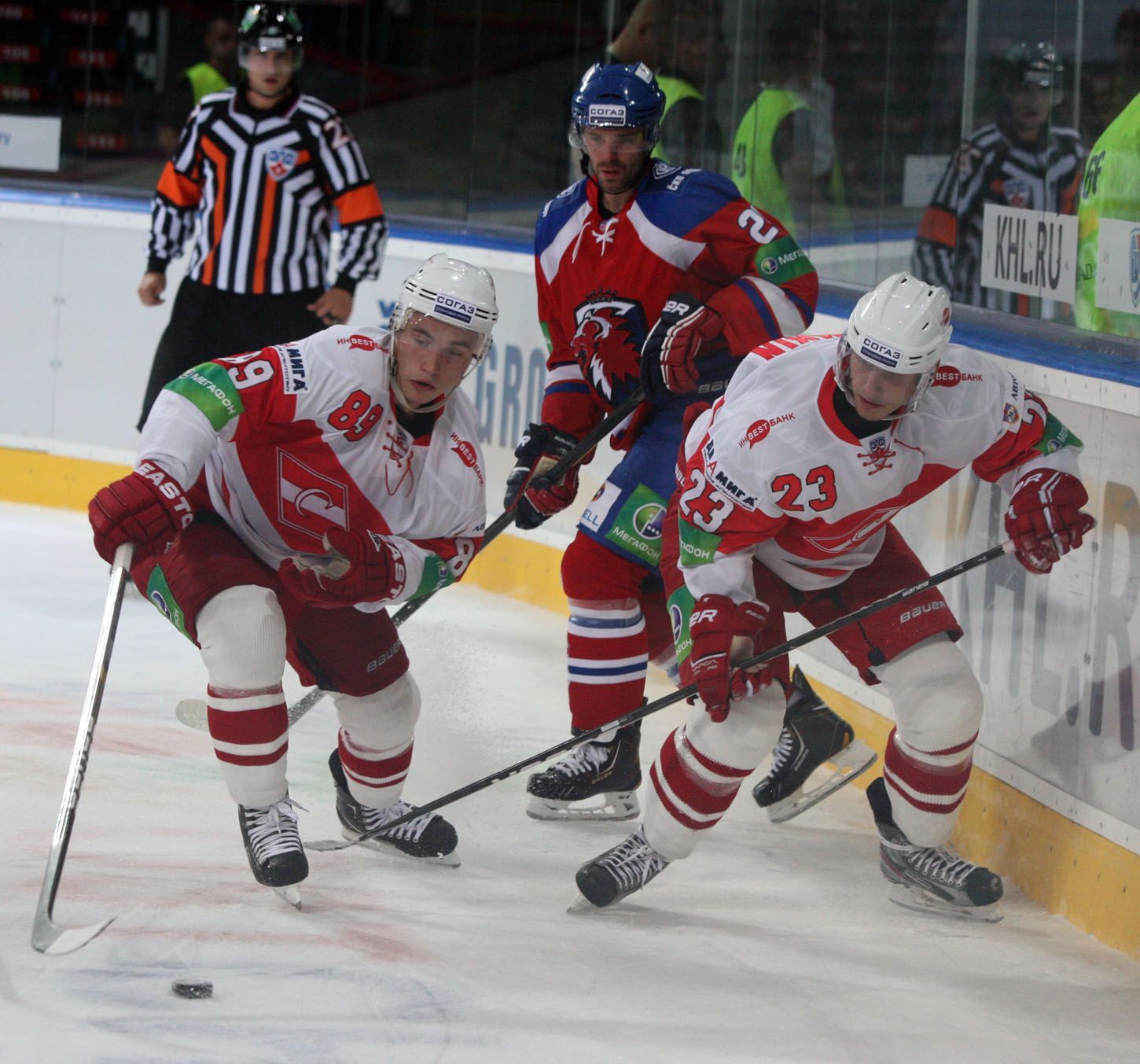 Pražský Lev poprvé prohrál, jeho skalp má Spartak Moskva