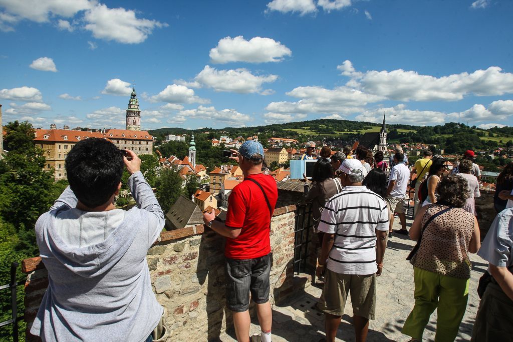 Český Krumlov po povodních
