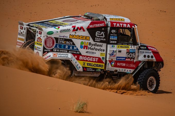 Martin Šoltys při testech Tatry Buggyra EVO3 před lednovou Rallye Dakar