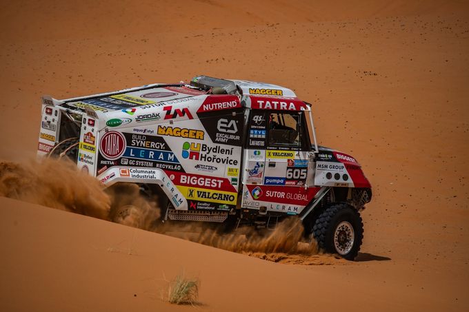 Martin Šoltys při testech Tatry Buggyra EVO3 před lednovou Rallye Dakar