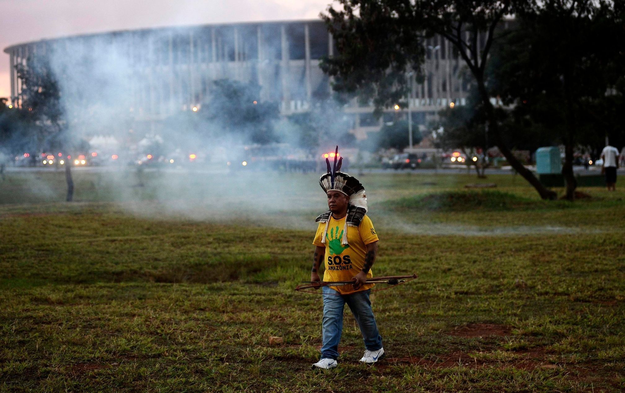 Brazílie - demonstrace proti MS ve fotbale
