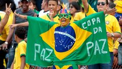 Fanoušci Brazílie před MS