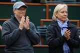 Gates a Navrátilová tleskají vítězství česko-indického páru