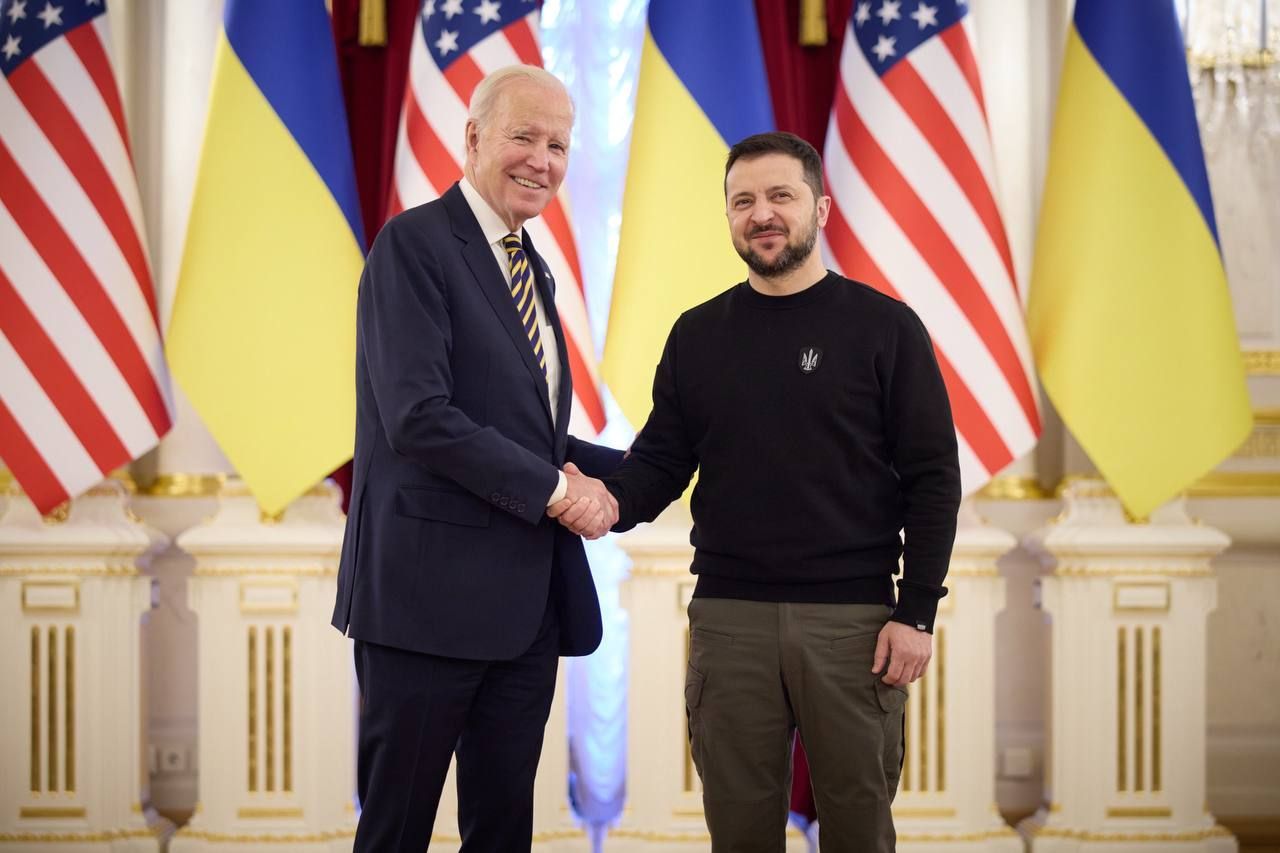 Biden, Zelenskyj, Ukrajina, USA