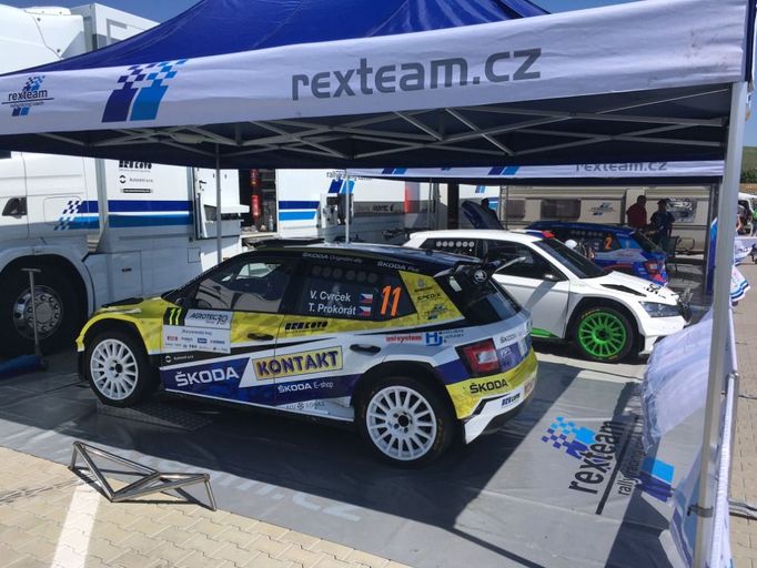 Věroslav Cvrček ml., Škoda Fabia R5 na Rallye Hustopeče 2021