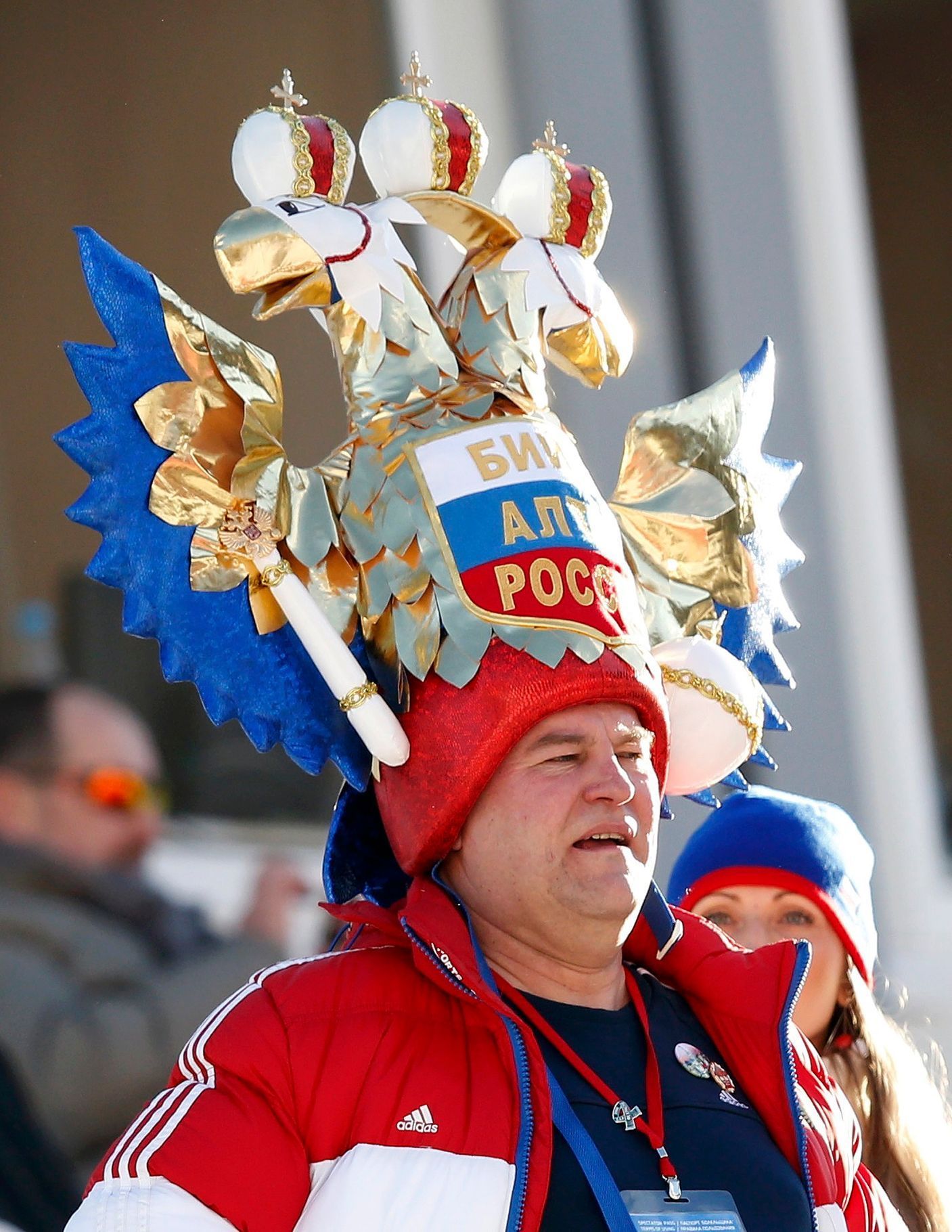 Soči 2014, superkombinace: ruský fanoušek