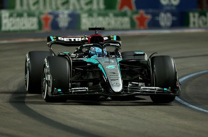 George Russell, Mercedes ve VC Las Vegas F1 2024