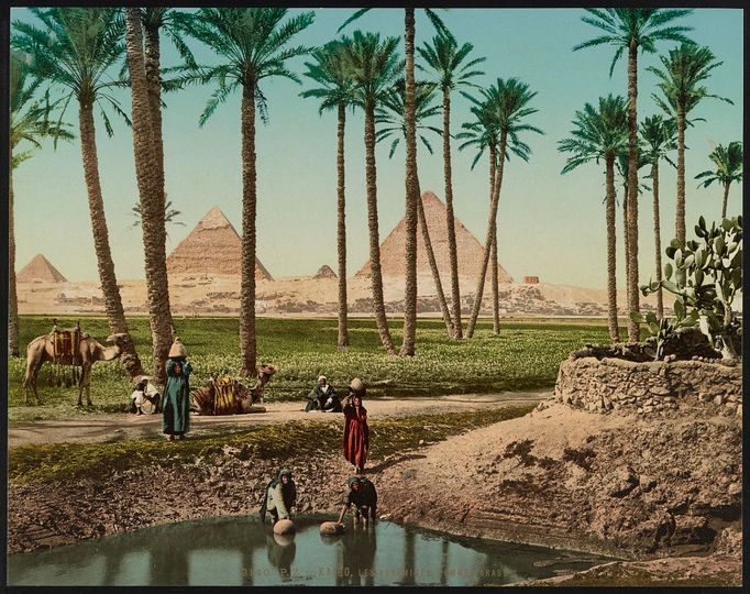 Egypt 1898 - 1905 na fotkách. Z kolekce fotochromových tisků Library of Congress