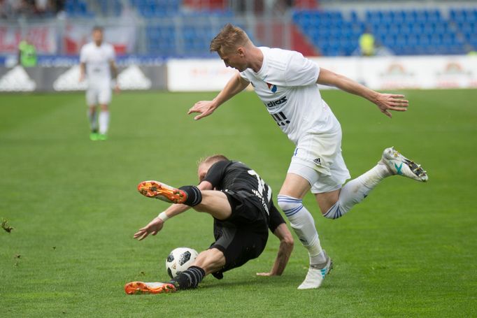 Souboj ve 4. kole nadstavby Fortuna:Ligy Baník - Slavia