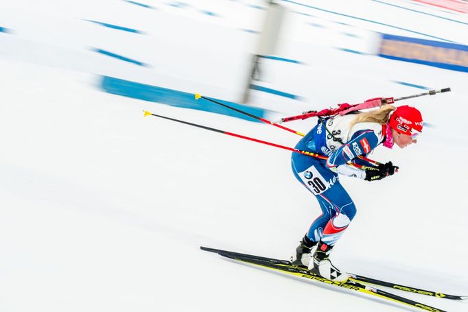 Östersund, sprint Ž: Eva Puskarčíková