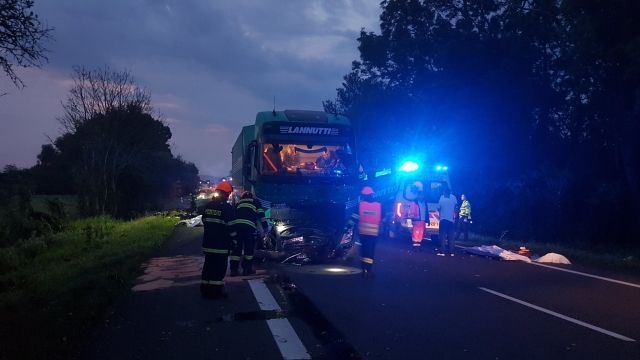 Nehoda u Sudoměřic, 26.8.2019