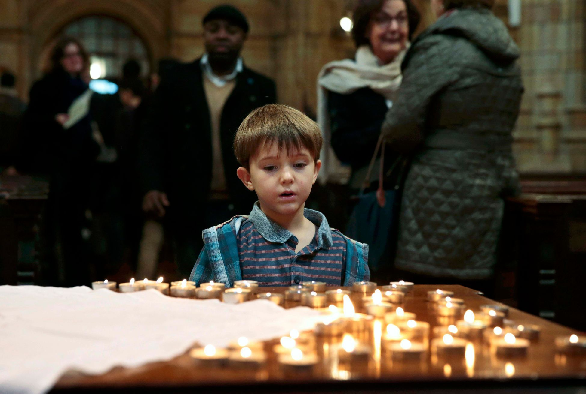 Pieta za oběti teroru v Paříži