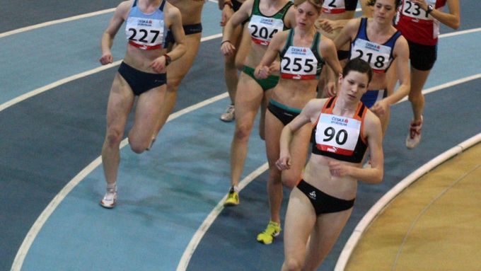 Patnáctistovka v ženském podání na halovém šampionátu v atletice ve Stromovce