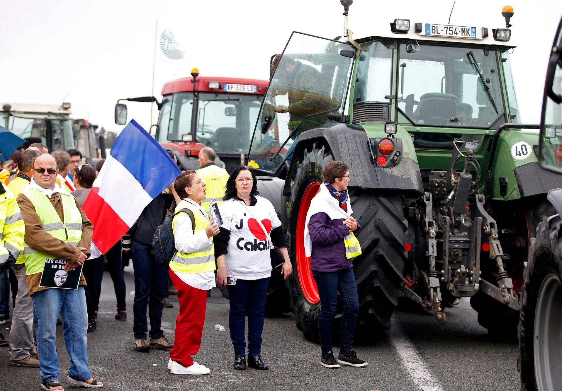 Protest v Calais