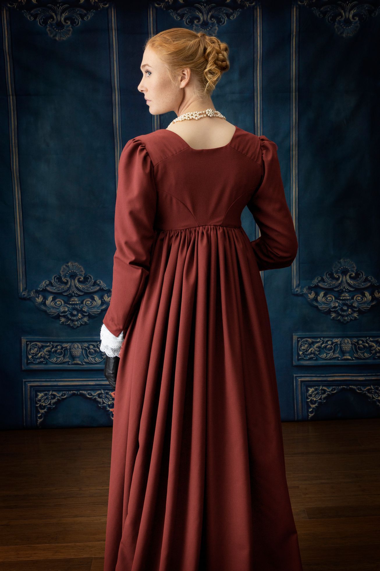 Šaty baroko, žena