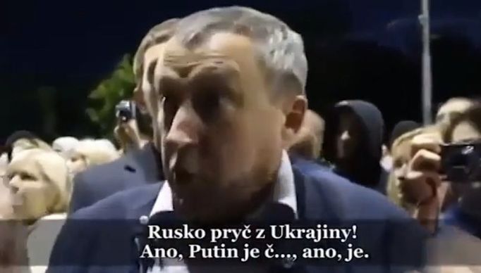 Andrij Deščycja a jeho vulgární vyjádření na adresu Vladimira Putina