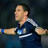 Rodriguez slaví branku Argentiny v kvalifikaci o MS 2014