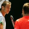 Lukáš Rosol a Stan Wawrinka na Australian Open
