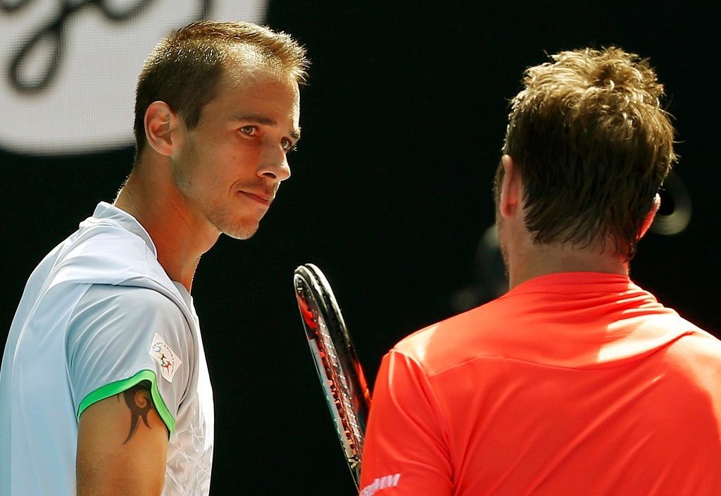 Lukáš Rosol a Stan Wawrinka na Australian Open